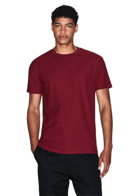 T-shirt regular fit tessuto jacquard ARMANI EXCHANGE | T-shirt | XM001431 AF10337FA036